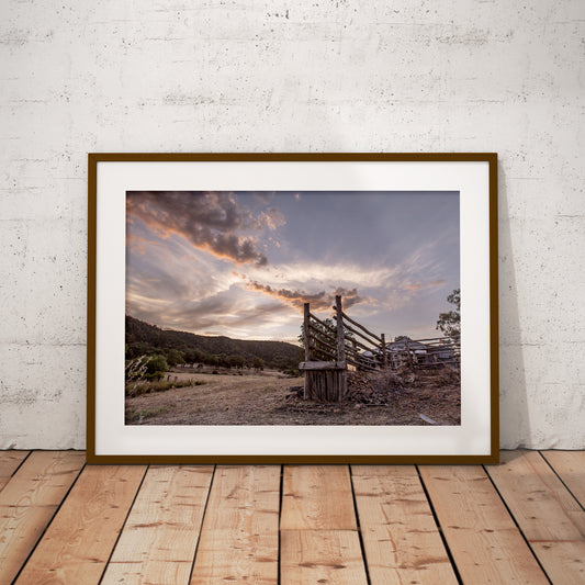 Dripping Rock Shearing Shed unframed print