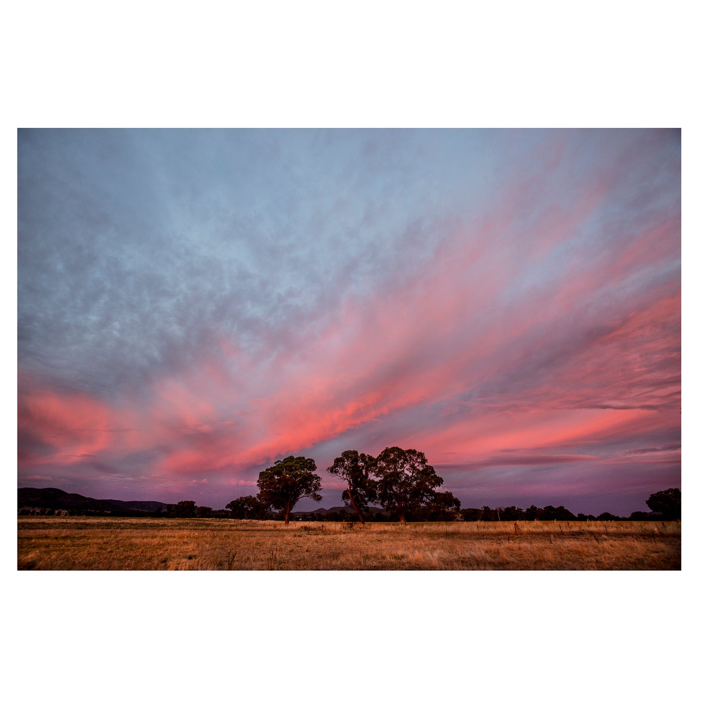 Sunset at Eulimore unframed print
