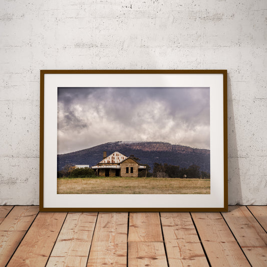 The House Below The Cliffs unframed print