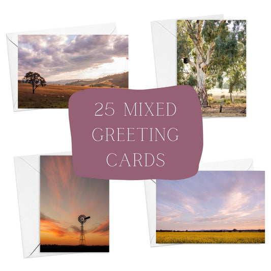 25 Mixed Greeting Cards