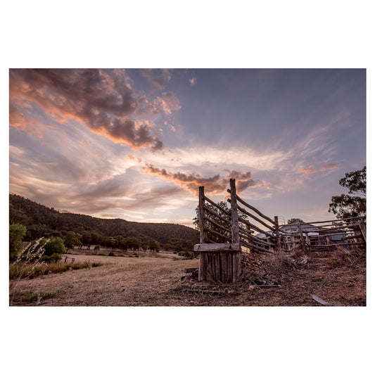 Dripping Rock Shearing Shed unframed print