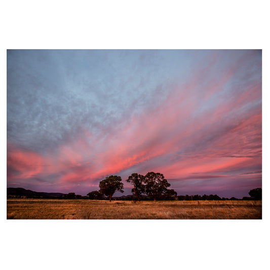 Sunset at Eulimore unframed print